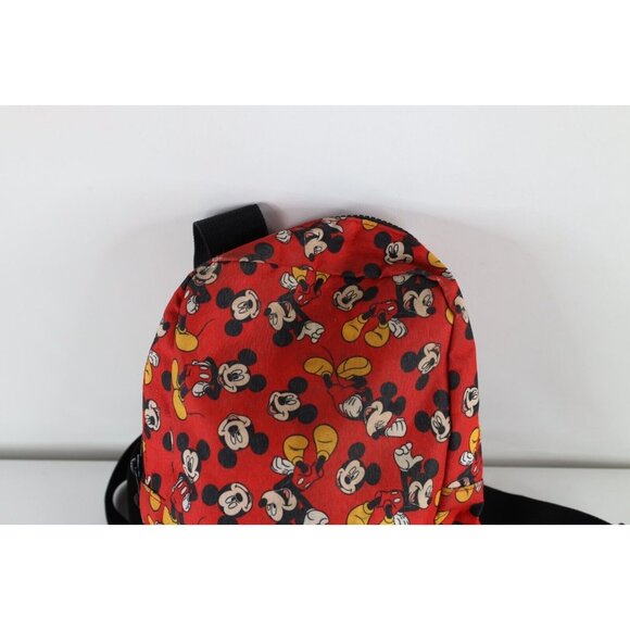 Vintage Disney Mickey Mouse All Over Print Distressed Mini Backpack Book Bag main image 6